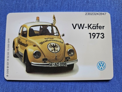 Telefonkarte käfer 1973 - vw,